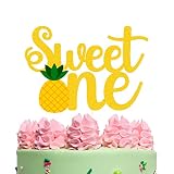 Sweet One Cake Topper,Pineapple One Cake Decor for Baby Shower,Pineapple 1st Birthday Cake Topper,Su