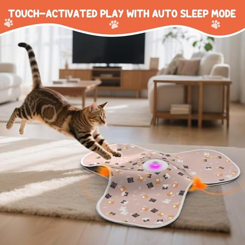 Jouet interactif pour chat idéal dans le salon ou un coin jeu de maison