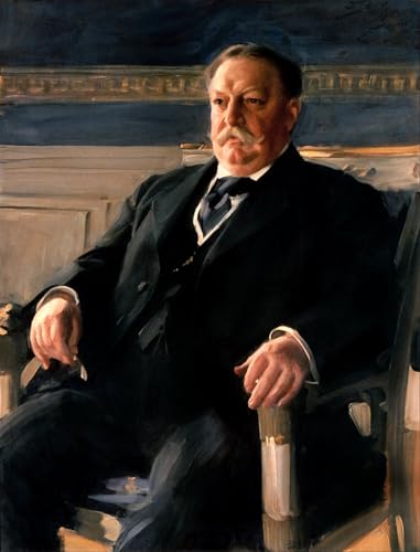 Impression sur toile William Howard Taft pour créer une ambiance cabinet de travail élégant