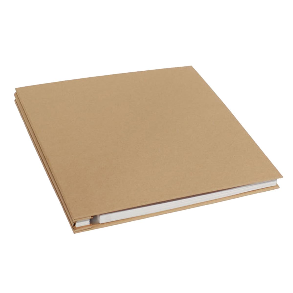 STOBAZA Álbum de Fotos DIY Adhesivo de Papel Kraft 20 Hojas, Encuadernación Fuerte y Diseño Creativo para Recuerdos de Viajes y Regalos Obsequios