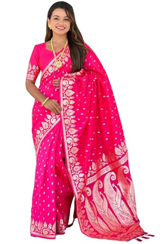SGF11 Women's Kanjivaram Pure Soft Silk Saree With Blouse Piece product image 9