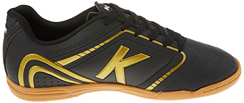 Kelme KEF4112005161 Chuteira Futebol Salão Sprint 1.0 FS para Homem, Preto/Dourado, 41