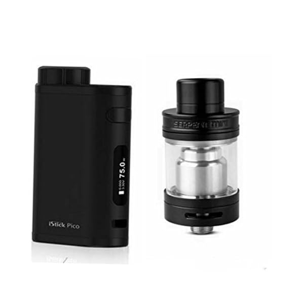 authentisch Eleaf Istick Pico 75w Starterset Schwarz E Zig e Zigarette Verdampfer mit 2ml Tank (voll Schwarz) – Bild 3