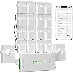 Emporia Vue 3 Home Energy Monitor - Smart Home Automation Module and Real Time Electricity Usage Monitor, Power Consumption Meter, Solar and Net Metering for UL Certified Safe Energy Monitoring