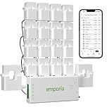 Smart Home Energy Monitor with 16 50A Circuit Level Sensors | Vue - Real Time Electricity Monitor/Meter | Solar/Net Metering