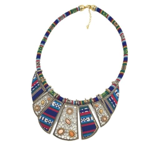 Collier de perles ajouré haut de gamme aux éclats de cristal et chaîne serpent