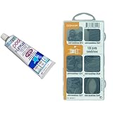 GEB 71681 Filetplast eau potable tube 100g 112814, Clair & Comap Coffret de 100 joints caoutchouc pour sanitaire