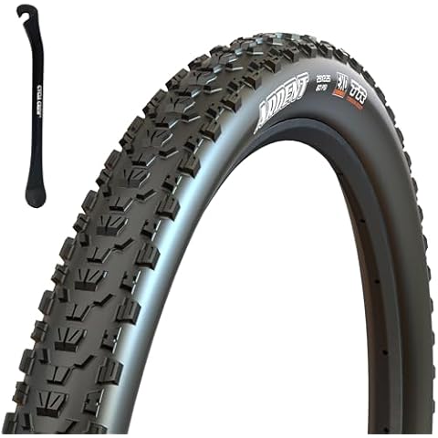 MAXXIS Ardent 26"x2.4" EXO Mountain Bike Tire Puncture Protection Bundle with Cycle Crew Tire Lever Cover