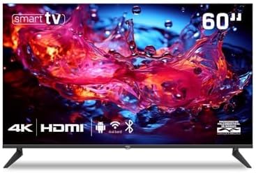 Smart TV HQ 60" 4K tela sem bordas design Slim HQS60NKHM