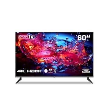 Smart TV HQ 60" 4K tela sem bordas design Slim HQS60NKHM