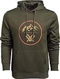 Vortex Optics 3 Peaks Performance Hoodies (Forest Night,Large)