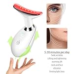 JURP Face and Neck Massager, 3 Color Led Face Neck Massager, Multifunctional Facial Skin Care Tool, Ideal for Home Skin Care - Image 3