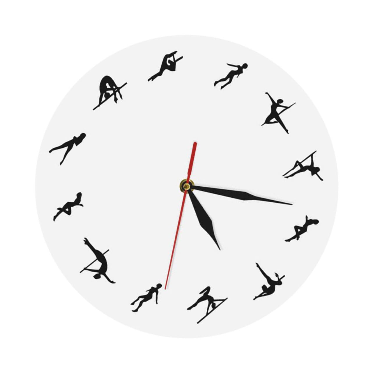 Horloge murale silencieuse avec aiguilles fluides pour un espace calme