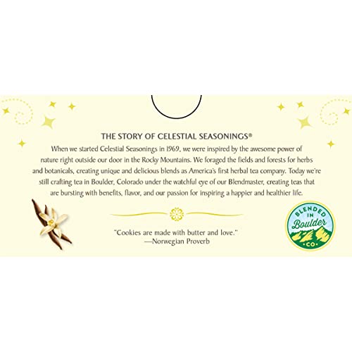 Image of Celestial Seasonings Herbal Tea, Sugar Cookie Sleigh Ride, 18 Count (Pack of 6)