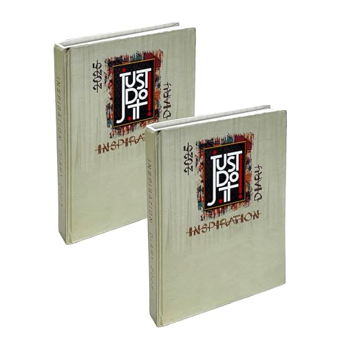 Image of TULMAN 2 Pack A5 Hard Bound 2026 Journal Diary - Just Do IT Motivational Planner & Creative Writing Perfect for Students, Professionals & Gift Giving (23 x 17.6 x 1.7) CM