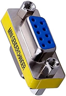 Miniatura 5 de Paquete de 2 cables serie Rs232 9 pines DB9 hembra a hembraGender cambiador acoplador adaptador conector