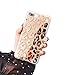 Leopard Case Compatible with iPhone 11 Pro Max, Shiny Rose Gold Glitter Case Ultra Thin Luxury Sparkle Bling Phone Case Hard Back + Soft Silicone Side Cover for iPhone 11 Pro Max 6.5 inch