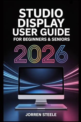 Studio Display user guide 2026 setup instructions book