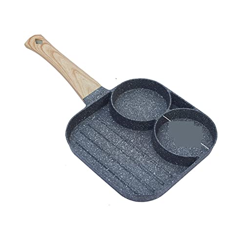 OQHAIR Sartén para freír Utensilios de cocina Sartén Espesada Tortilla Pan Panqueque Filete Cocinar Huevo Jamón Sartenes Desayuno Utensilios de cocina