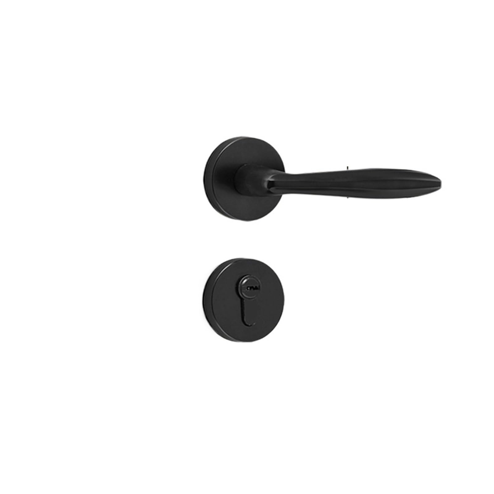 Aepqbgqj One Color Minimalist Pure Copper Split Door Lock For Bedroom Silent, Magnetic