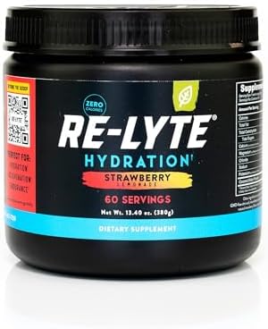 REDMOND Re-Lyte Hydration Electrolyte Powder Mix (Strawberry Lemo...