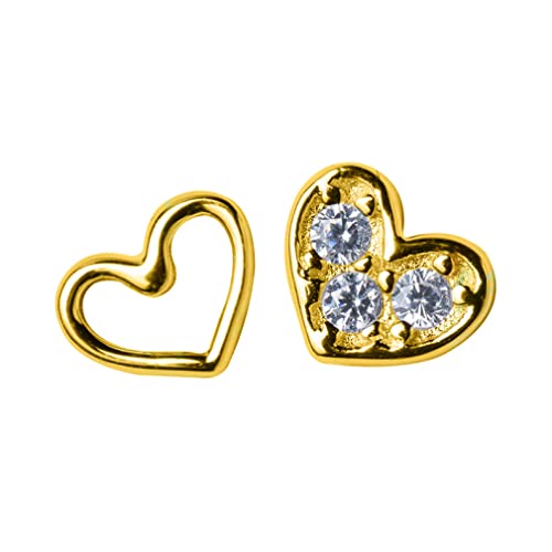 Jewelry Women Tiny Small Heart Stud Earrings Love For Lady