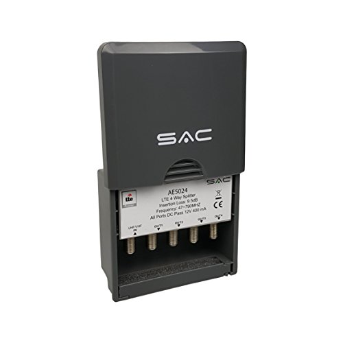 SAC 4 Way LTE Masthead/Outdoor Splitter DC Pass - Image 3