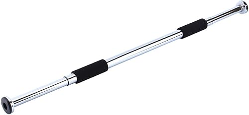 Miniatura 4 de Ajustable Chin Up Multiuso Interior Gym Pull Up Acero galvanizado, variedad de posibles ejercicios con almohadillas de espuma seguras y tapones de