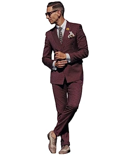 Tuxedos lapel à pointe costume deux pièces pour homme veste pantalon Kromoc