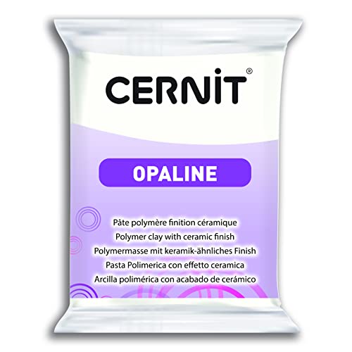 CERNIT PÂTE POLYMÈRE OPALINE 56 G BLANC
