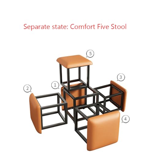 Taburetes de sofá para dormitorio que solucionan la falta de espacio con su diseño 5 en 1 6