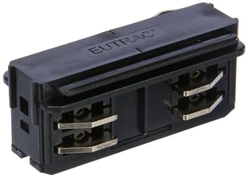 Eutrac 145560 EUTRAC Longitudinal Connector, Electrical, Black, Plastic, Black,