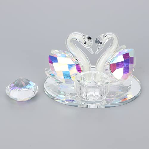 Copa de cristal en forma de cisne para nail art miniatura 7