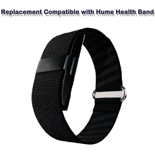 XINGMALY Replacement Compatible with Hume Health Band - Adjustable Soft Woven Nylon & Adjustable Clasp Buckle & Loop Closure for Secure, Strap Wristband for Hume Health Band,All-Day Comfort (Gray) by XINGMALY - Image 2