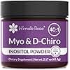Intimate Rose Inositol Supplement for Women Powder - Myo-inositol & D-Chiro Inositol Powder - Hormonal Balance & Healthy Ovarian Function Support for Women - Ideal 40:1 Ratio - Made in USA