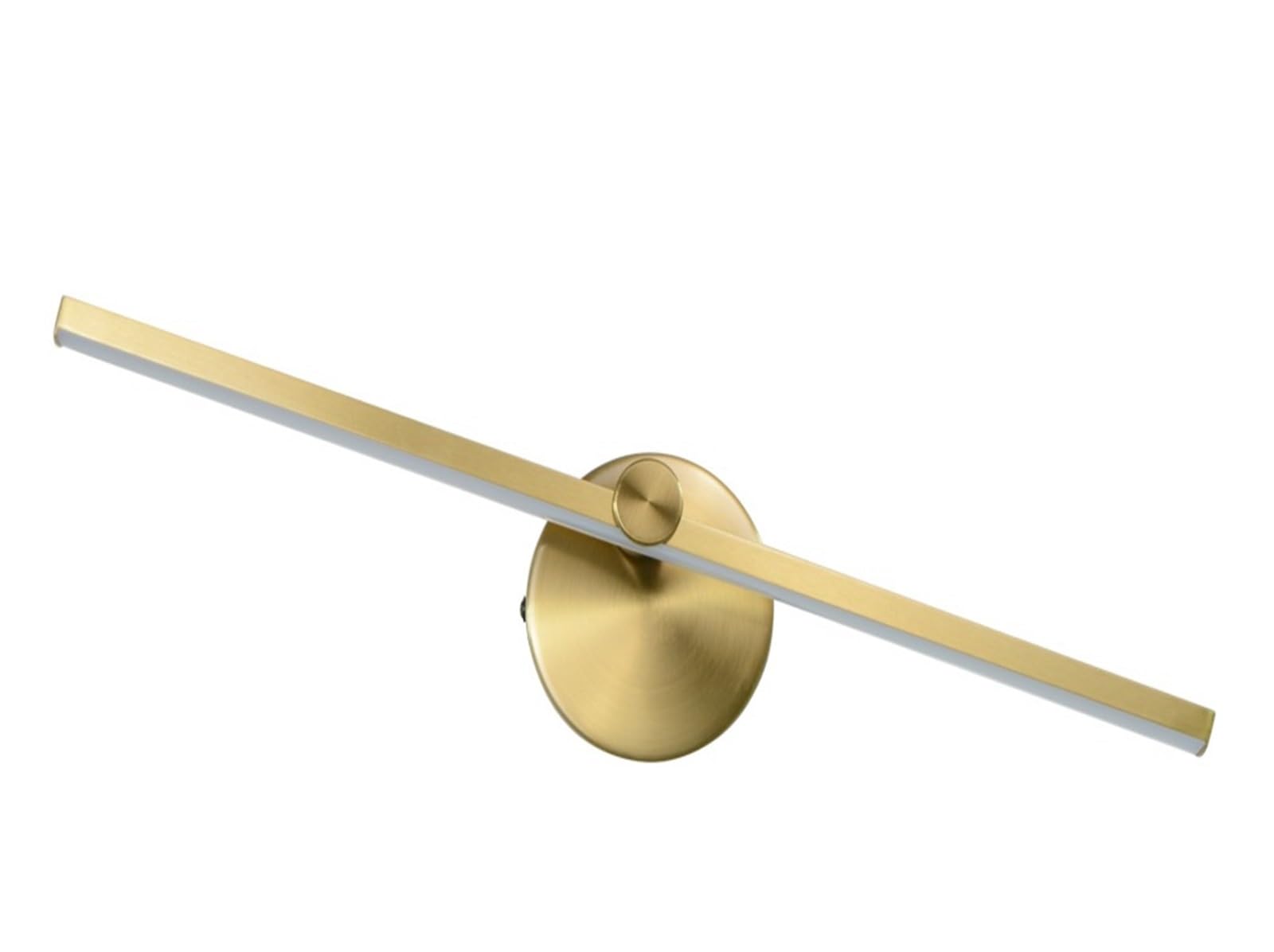 Lámparas de pared LED nórdicas for interiores, 8 W, luces de pared blancas/negras for el hogar, dormitorio, espejo de noche(Nature 4000K,Copper No Switch)
