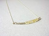 Gemstone Size- 2-3.5mm LOVEKUSH Beautiful AAA++ Quality citrine gemstone, crystal stone, gold filled, dainty chain, solar plexus chakra, simple small necklace 2-3.5mm