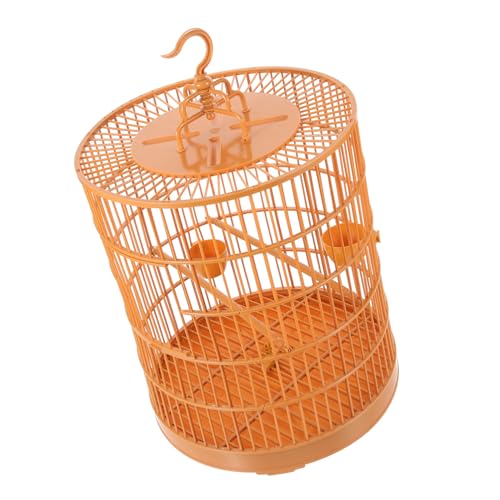 木製円形鳥かご 持ち手付き 鳥かご バードケージ 鳥小屋 鳥カゴ 大型鳥かご 鳥 小鳥 ゲージ