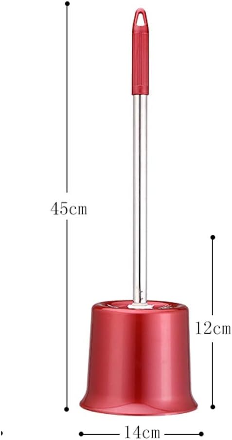 Toilet Brush Set Portable self-Supporting Basic with Stainless Steel Handle
