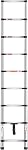 VEVOR Telescoping Ladder, 8.5ft Stainless Steel Lightweight Extension Ladder, Multi-Button Retraction Collapsible Ladders, 330LBS Capacity & Non-Slip Feet, Portable 9-Step Ladders for Home, RV, Loft