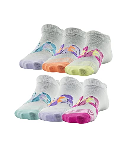 Image of Under Armour Youth Essential 2.0 Lightweight No Show Socks, 6-Pairs