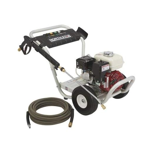 Northstar Gas Cold Water Pressure Washer - 3300 PSI, 2.5 GPM, Aircraft-Grade Aluminum Frame, Model# 157132