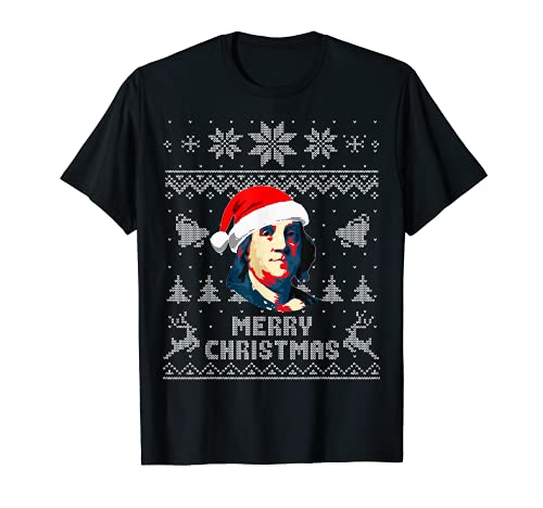 Benjamin Franklin Merry Christmas T-Shirt