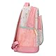 Depesche 13331 TOPModel Juicy - Schulrucksack Trolley in Rosa und Grün, mit Model Motiv und Blumen Muster, Schultasche mit Teleskopgriff und Rollen