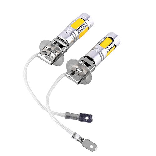 luces antinieblas amarillas h3 + lâmpada de neblina, 2 peças de lâmpada de LED de carro lâmpada de s