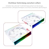 Thermalright TL-M12QW X3 Case FAN-120mm Stille, PWM-Funktion, Infinity Mirror Argb Lighting Effects, neues Power-Chip-Modul vereinfacht das Verdrahtungsmanagement, 3-Packs-Lüfter – Ansicht 7