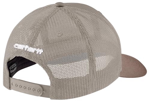 Image of Carhartt Men's Rugged Flex Twill Mesh-Back Logo Patch Cap