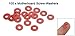 Uxcell a09082800ux0246 Red Motherboard Screw Insularing Fiber Washers (Pack of 100)