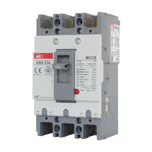 BUTPDYPEP 30A 40A 50A ���`�P�[�X �T�[�L�b�g�u���[�J�[ 3p 3�� 50Hz AC 600V MCCB Meta-MEC ABS-53b(50A)