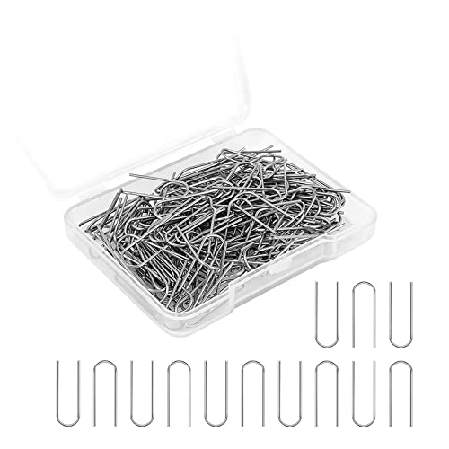 Oshhni Anneaux de Fil nichrome Haute température, 60 150 200 pièces Crochets de en de 0,07 mm Crochets de en U pour la, 150 pièces